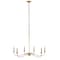 Z-Lite Arrington 6 Light Chandelier, Rubbed Brass 2301-42RB - alternate 4